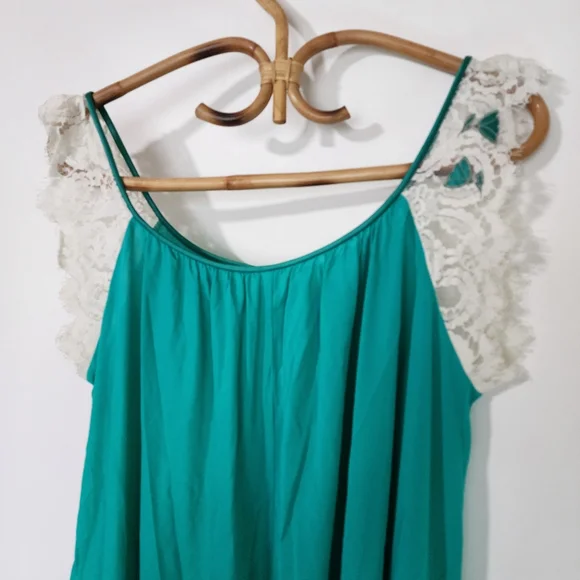 4 for $32 vintage blue and lace nightie - Picture 8 of 9